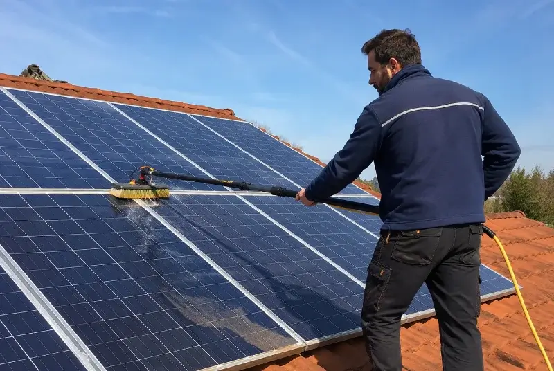 Nettoyage et entretien de panneaux solaires à Bassan